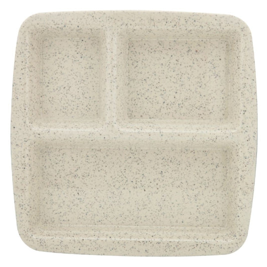 Pavbhaji Plate 23 cm Speckle Beige