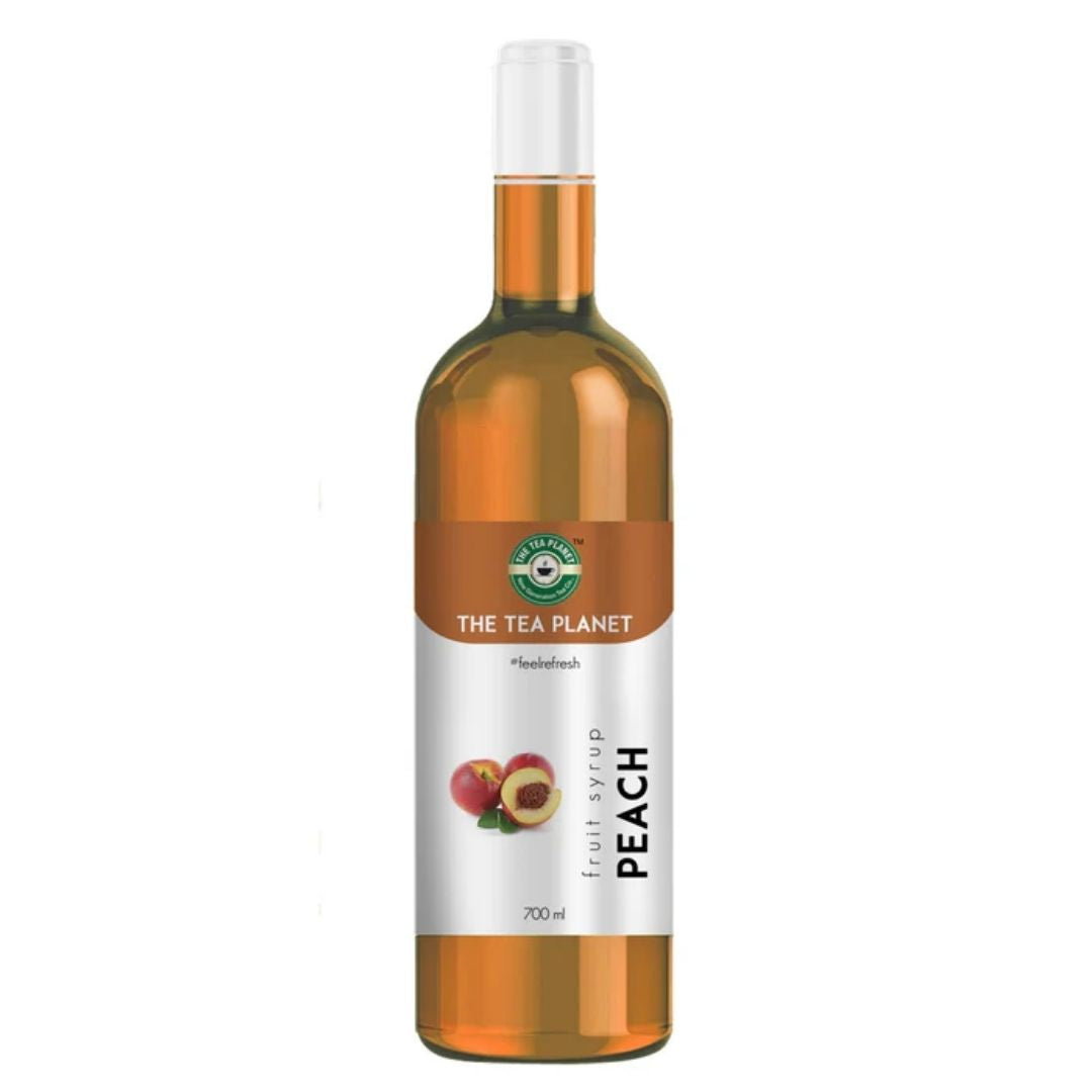 Peach Fruit Syrup - 700 ml The Tea Planet