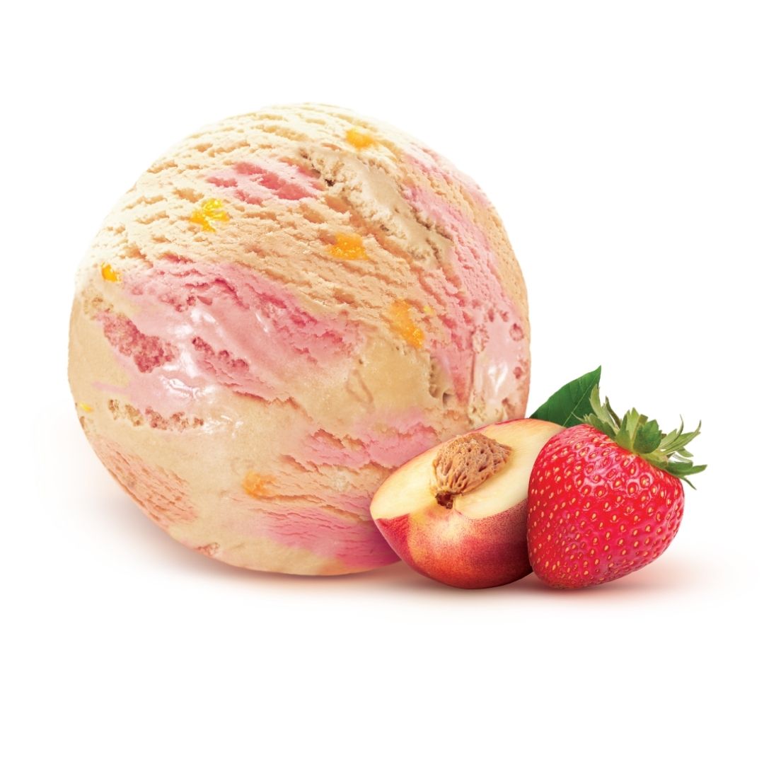 Peach & Strawberry Ice cream Ibaco