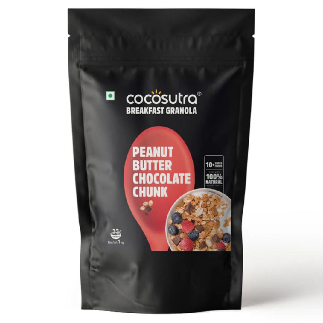 Peanut Butter Chocolate Chunk Breakfast Granola 1kg