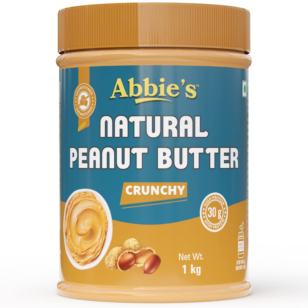 Peanut butter crunchy 1 Kg Abbie's