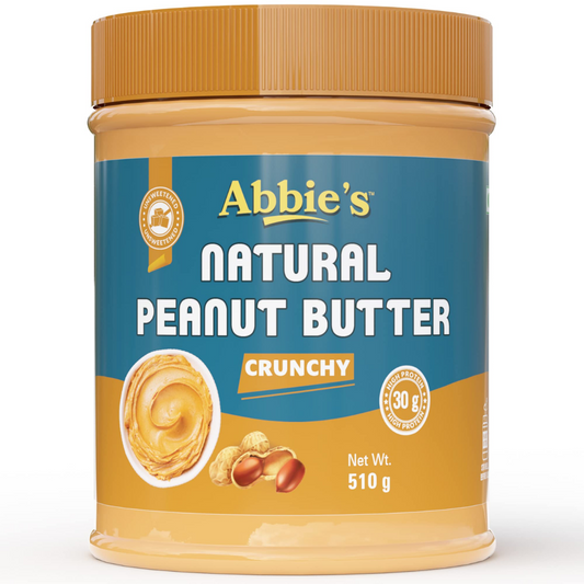 Peanut butter natural crunchy 510 gm Abbie's
