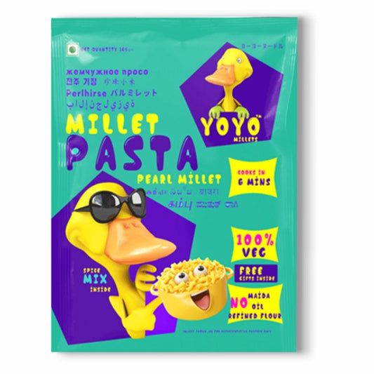 Pearl Millet Pasta Yoyo Millets