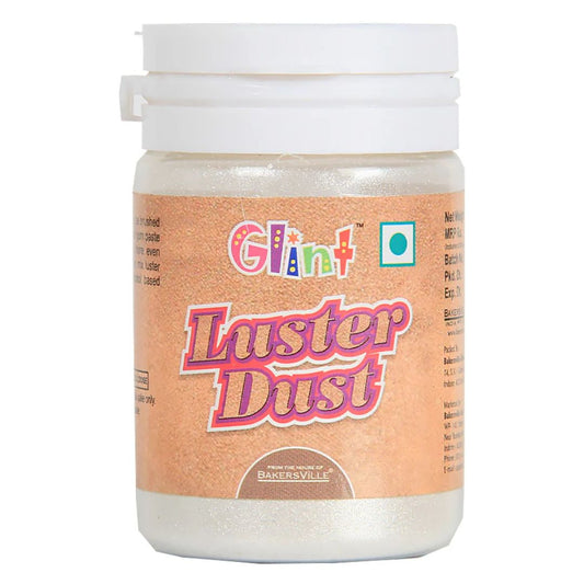 Pearl White Edible Luster Dust 10g Glint