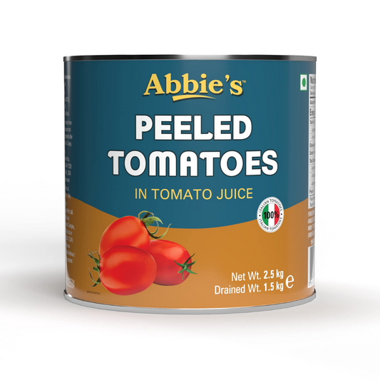 Peeled tomatoes 2.5 kg Abbie's
