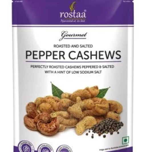 Pepper Cashews 170gm Rostaa