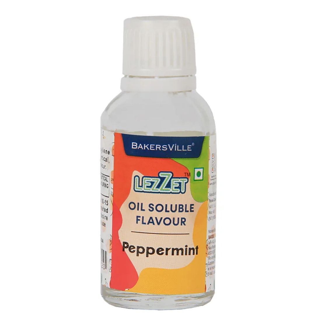 Peppermint  Lezzet Oil Soluble Flavour 30ml Bakersville