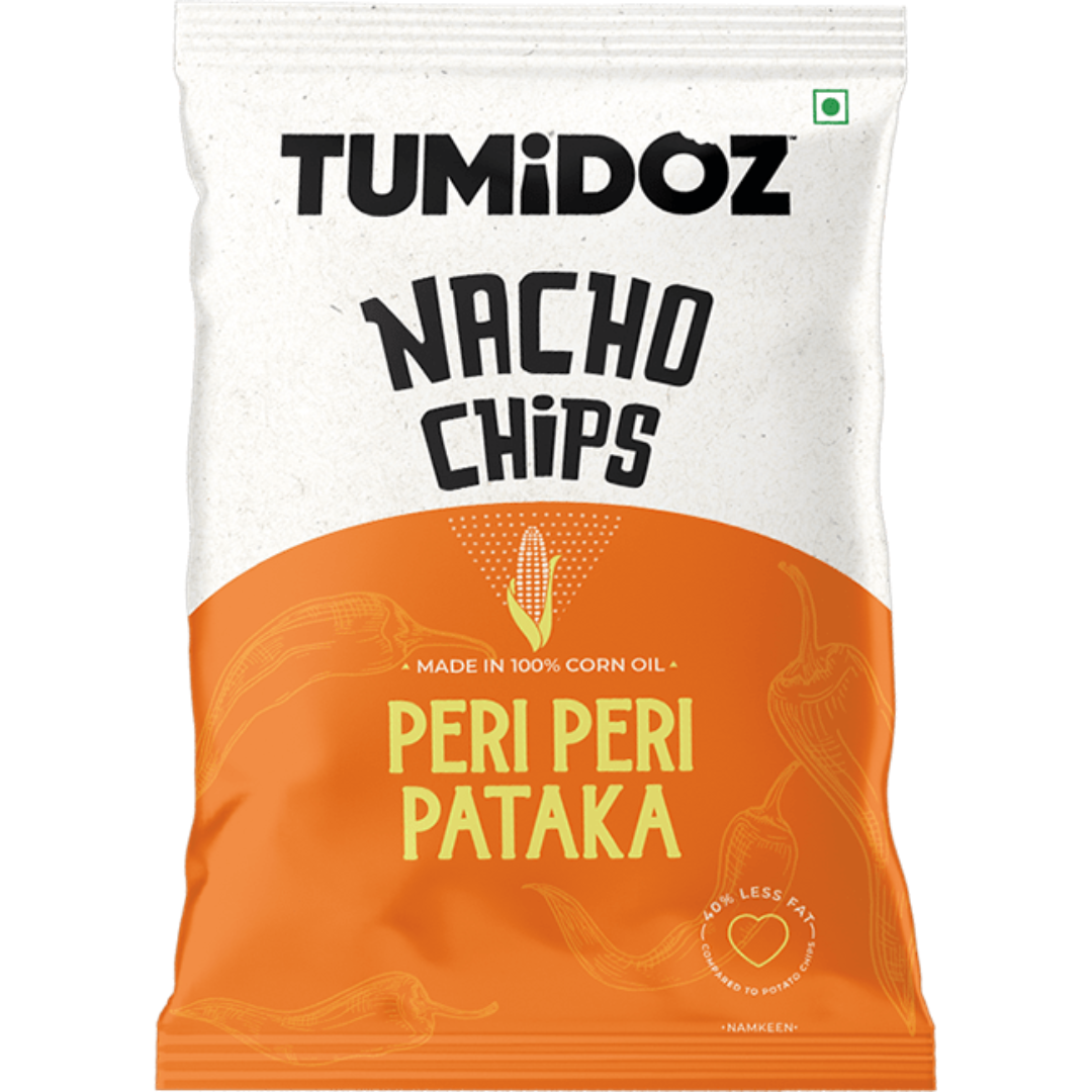 Peri Peri Pataka Nacho Chips 60 gm Tumidoz