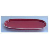 Persian Red Thin Oval Tray L- 11” x B- 4”  ArtEvo