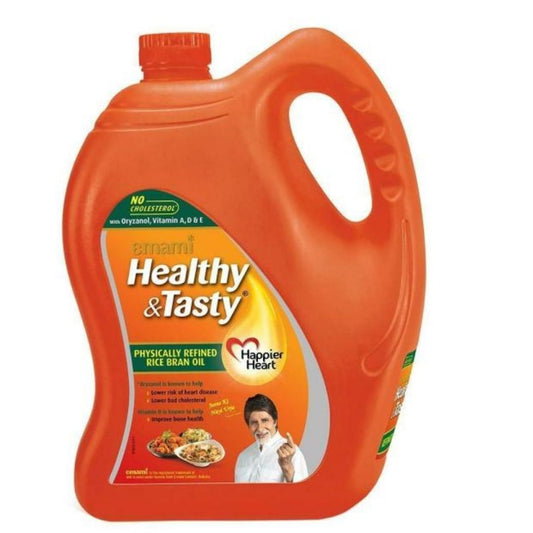 Physically Refind Rice Bran Oil 5ltr Emami Healthy & Tasty