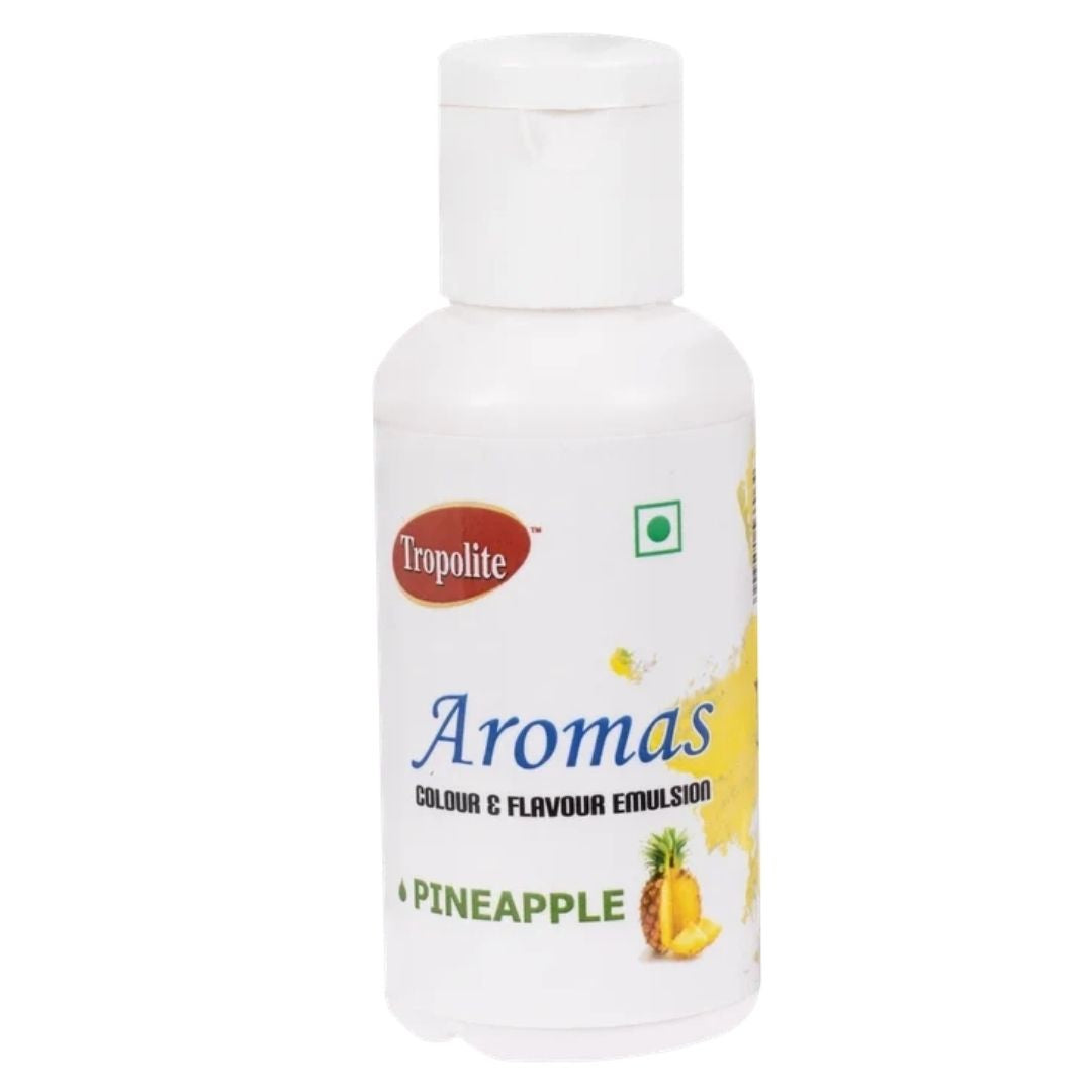 Pineapple Aromas- Colour & Flavour Emulsion 50ml Tropolite