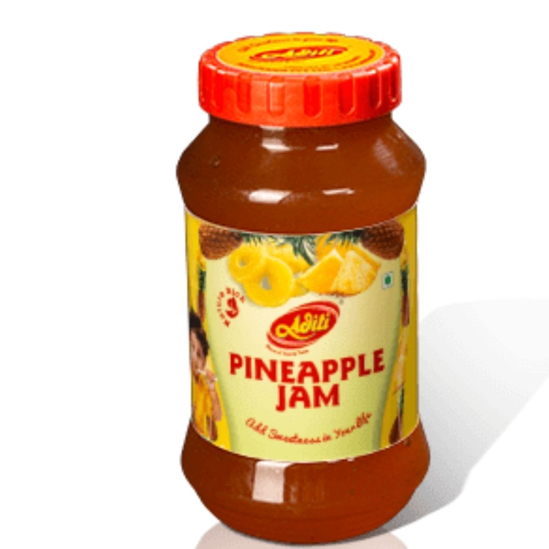 Pineapple Fruit Jam 500gm  Aditi