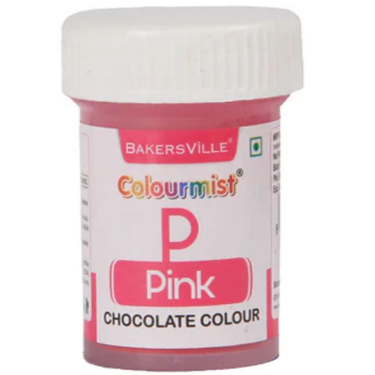 Pink Colourmist Edible Chocolate Powder Colour 3g Bakersville