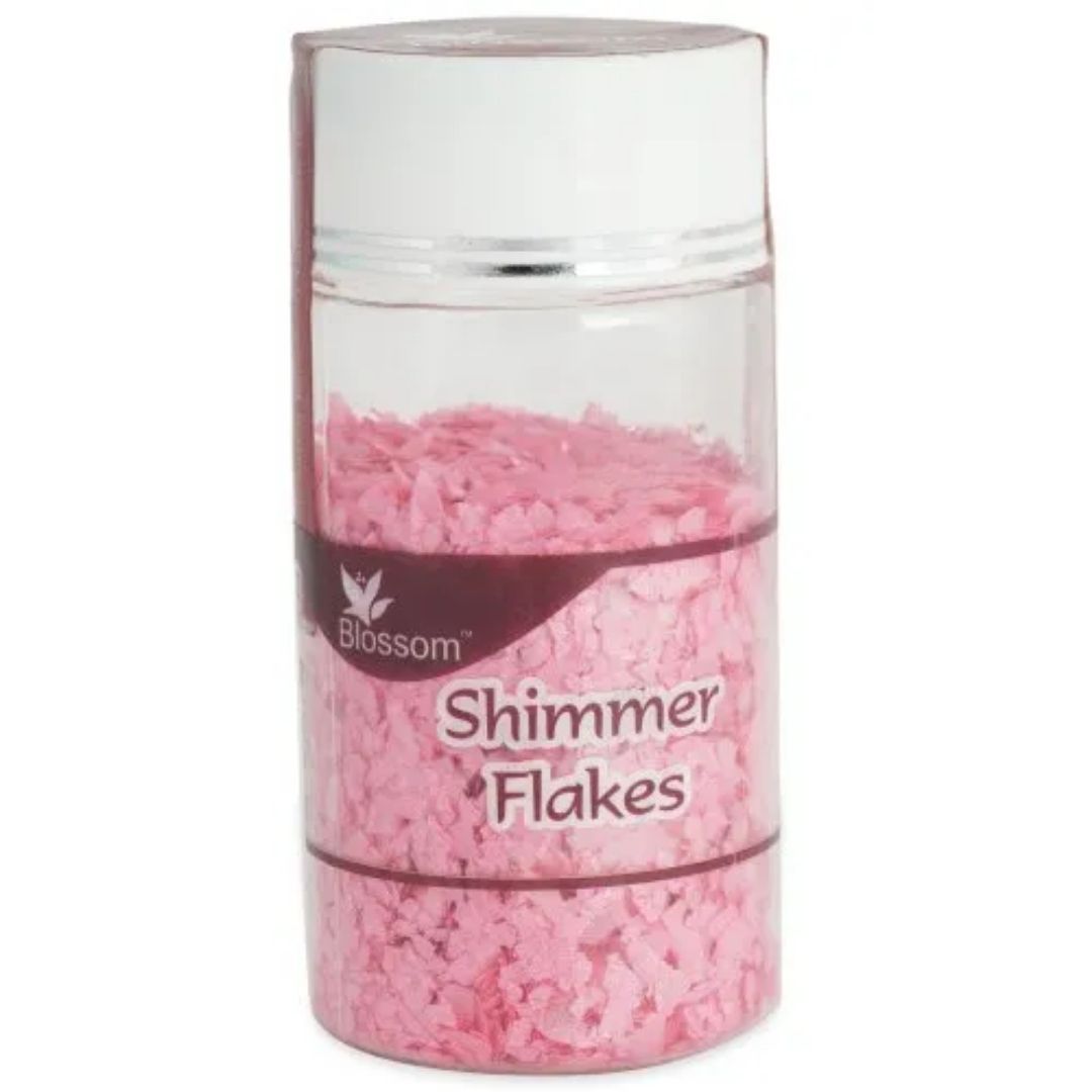 Pink Shimmer Flakes Blossom