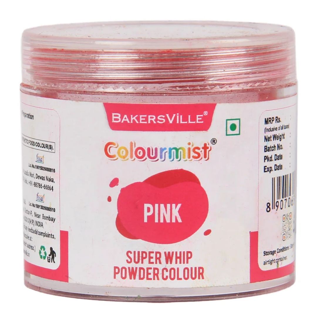 Pink Super Whip Powder Colour 30g Colourmist