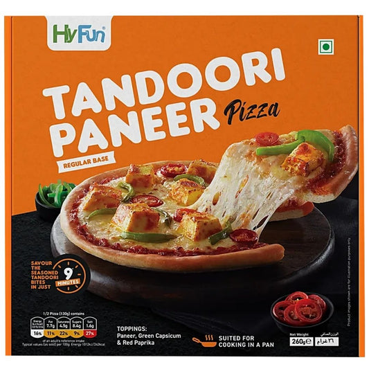 Pizza Regular 7" Tandoori Paneer  185gm X 15pcs - HyFun Food Service