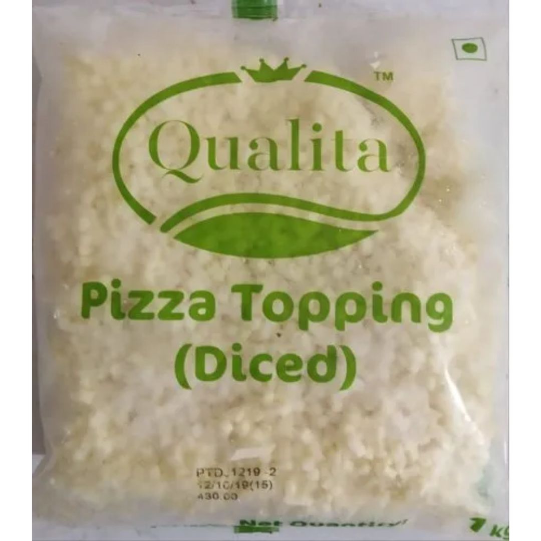 Pizza Topping Diced 1 kg Prabhat Dairy