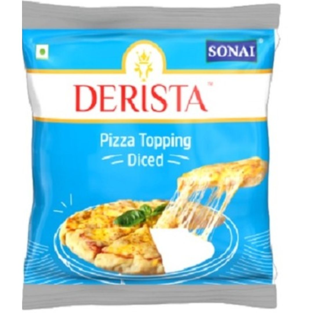 Pizza topping Diced  Cheese 1 kg  Derista