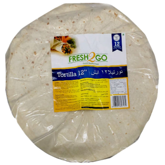 Plain Tortilla 12" (Frozen) 97 gm  Fresh2Go