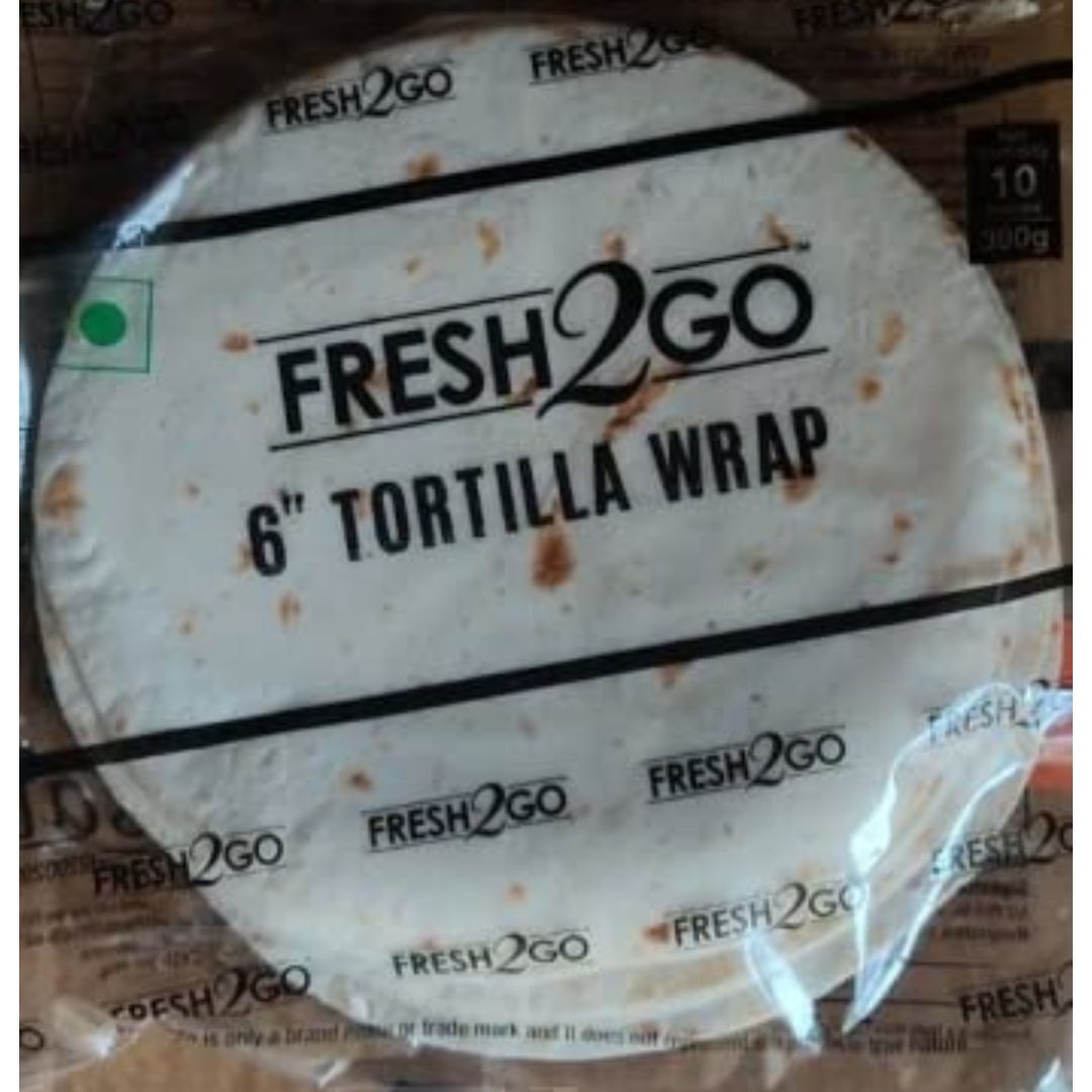 Plain Tortilla 6" (Ambient) 30 gm  Fresh2Go