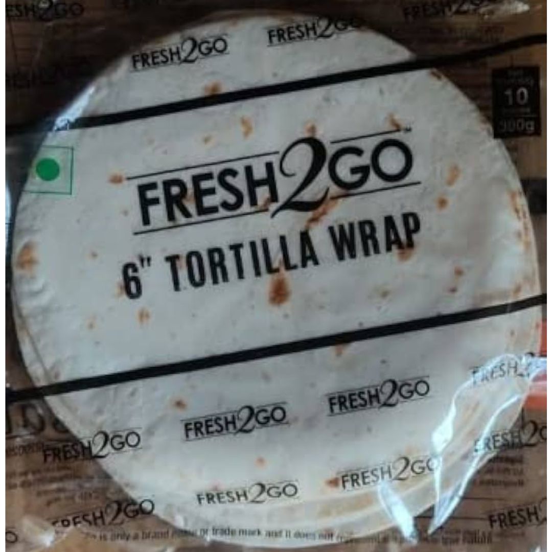 Plain Tortilla 6" (Frozen) 30 gm  Fresh2Go