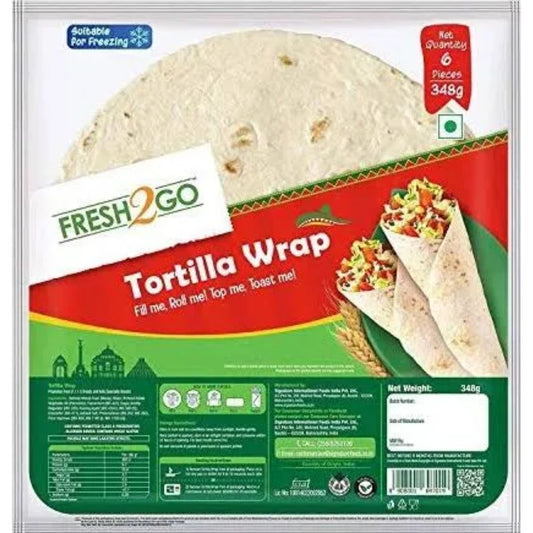 Plain Tortilla 8"  Frozen (48 gm)  Fresh2Go