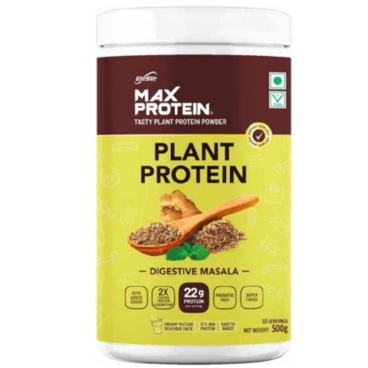 Plant Protein- Digestive Masala 500g Max  Protein Rite Bite