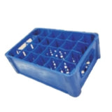 Plastic-Crates HALF DEPTH 24 BOTTLE CRATE (LIGHT WEIGHT) Nilkamal