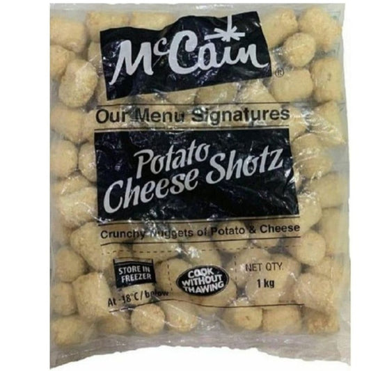 Potato Cheese Shots 1 kg  Mccain