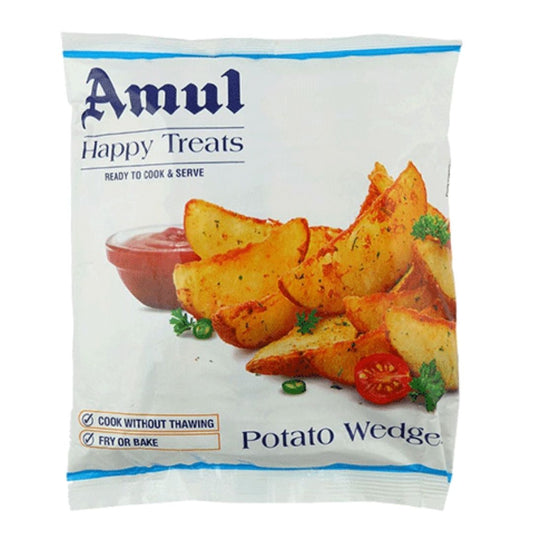 Potato Wedges 400g Amul Happy Treats