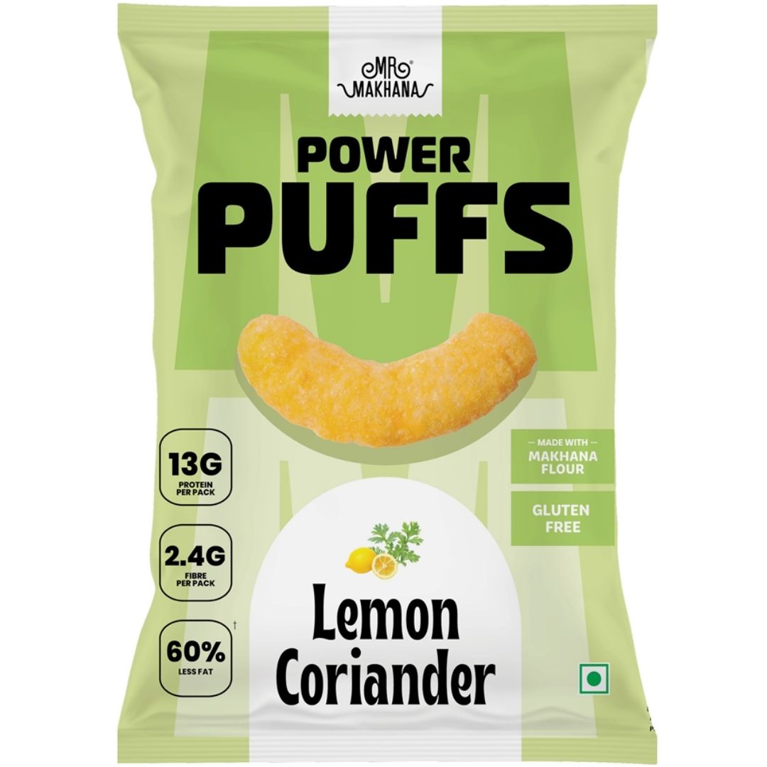 Powder Puffs Lemon Coriander  60 gm  Mr. Makhana