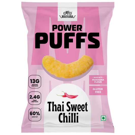 Powder Puffs Thai Sweet Chili  60 gm  Mr. Makhana
