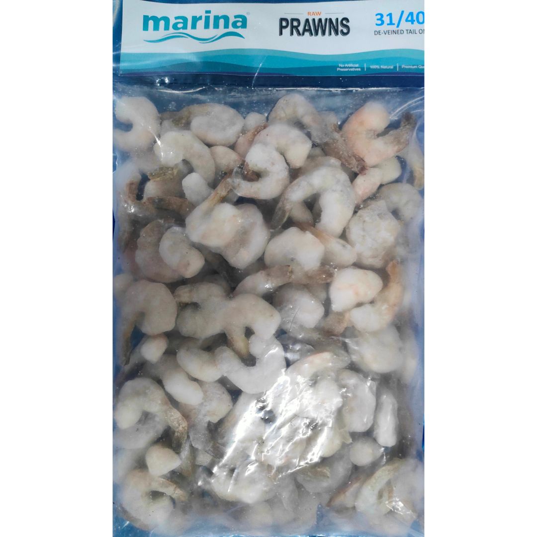 Prawns PDTO 31/40 Frozen (30% Glazed)  1 KG