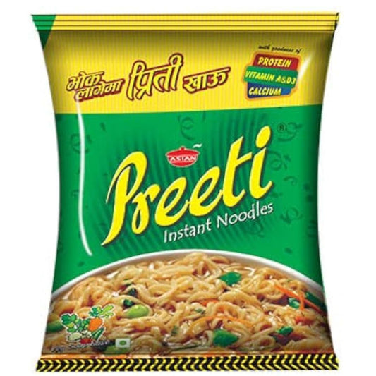 Preeti Chaw-Chaw Instant Noodles Veg Soup Base Asian