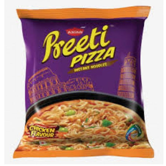 Preeti Pizza Chicken Instant Noodles Asian