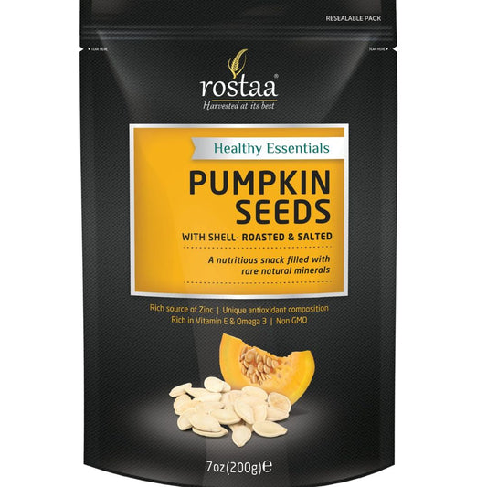 Pumpkin Seeds With Shell 200gm Rostaa