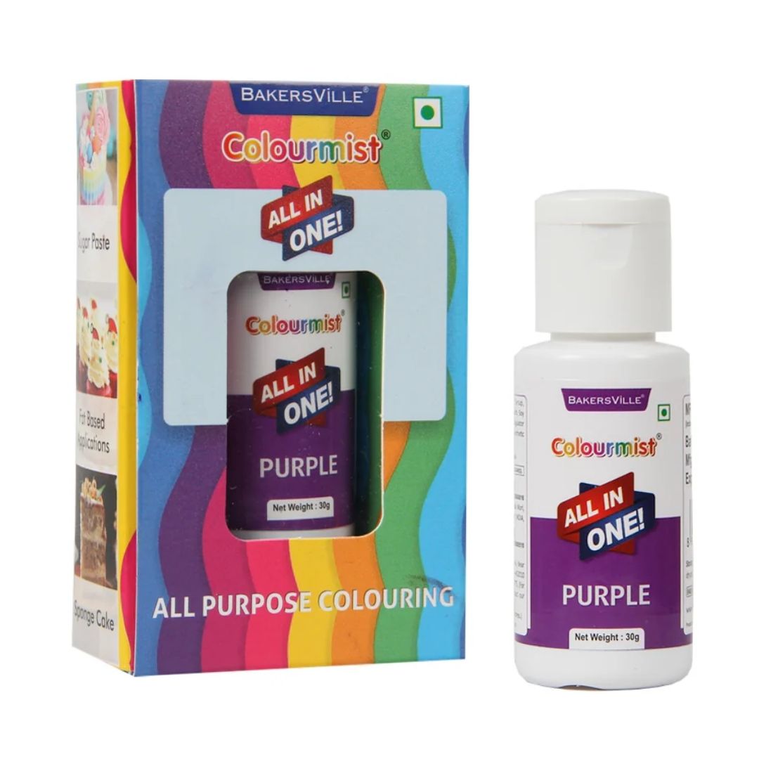 Purple All In One Food Colour 30g Colourmist