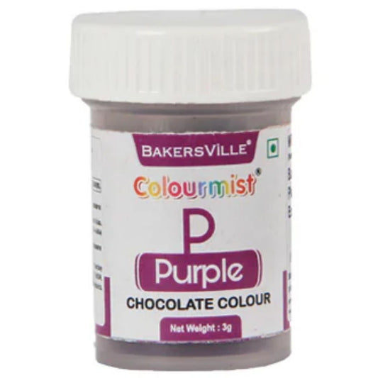 Purple Colourmist Edible Chocolate Powder Colour 3g Bakersville