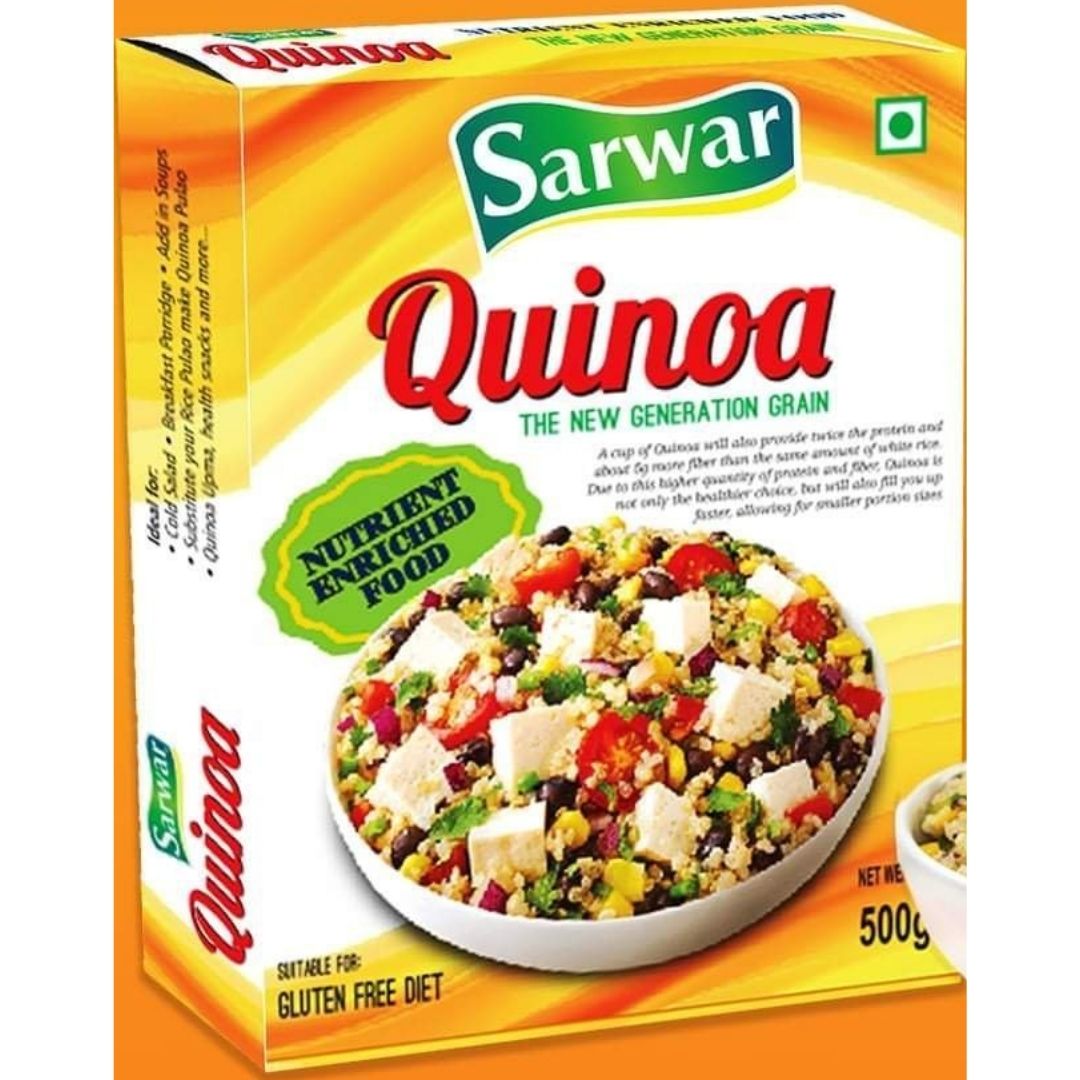 Quinoa White 500 gm Sarwar