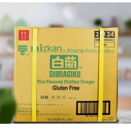 RICE VINEGAR MIZKAN SHIRAGIKU SU 20LTR OISHII