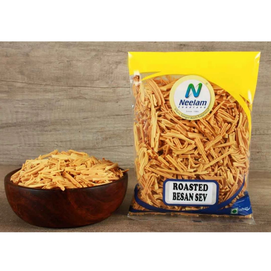 ROASTED BESAN SEV 200 GM NEELAM