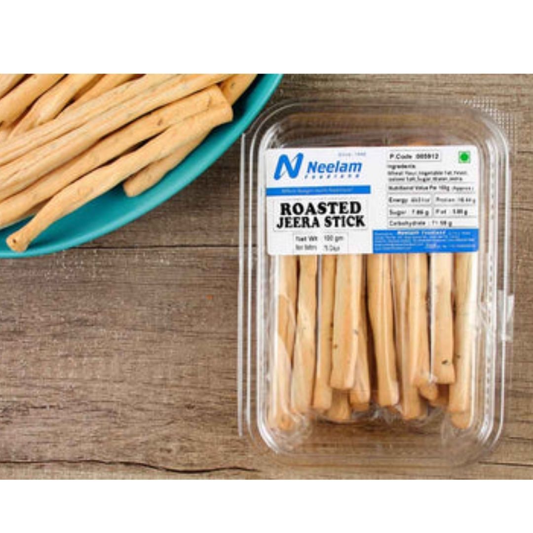 ROASTED JEERA BREAD STICK 100G NEELAM