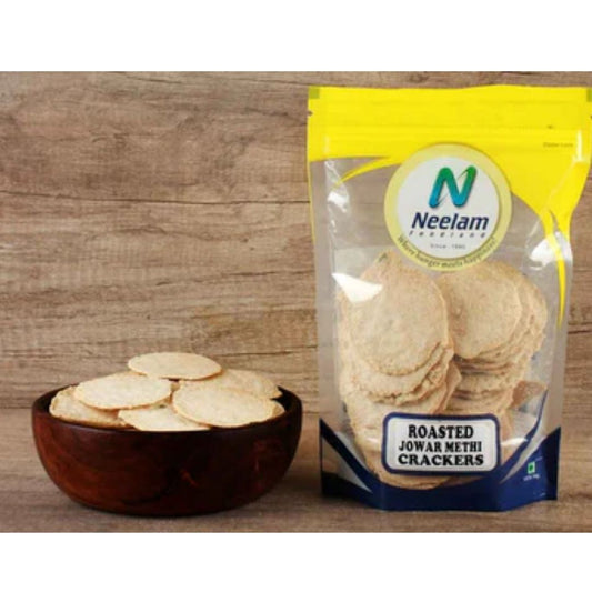 ROASTED JOWAR METHI CRACKER 100G NEELAM