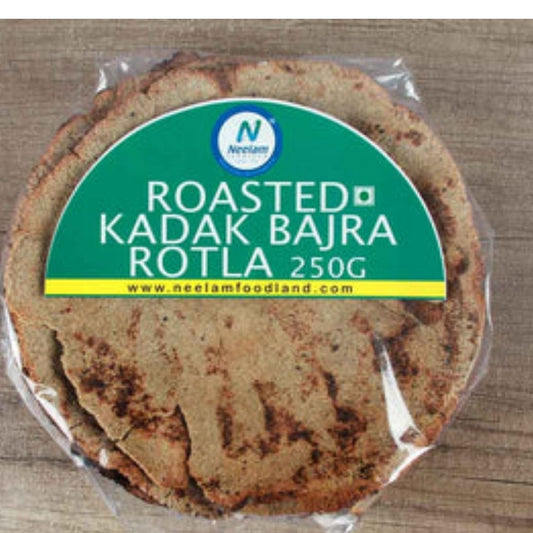 ROASTED KADAK BAJRI ROTLA 250G NEELAM