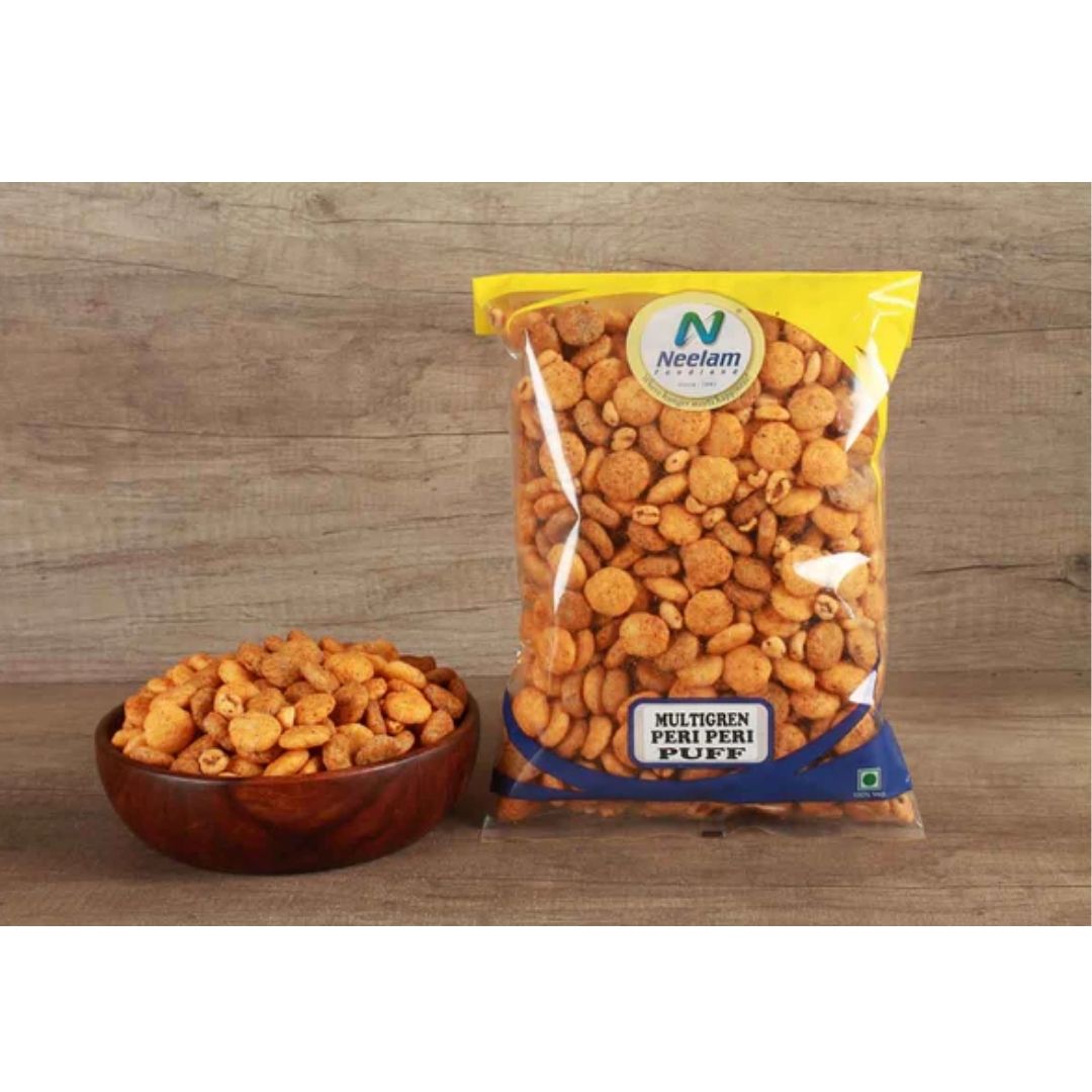 ROASTED MULTIGRAIN PERI PERI PUFF 200G NEELAM