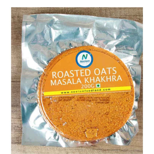 ROASTED OATS MASALA KHAKHRA 200 GM NEELAM