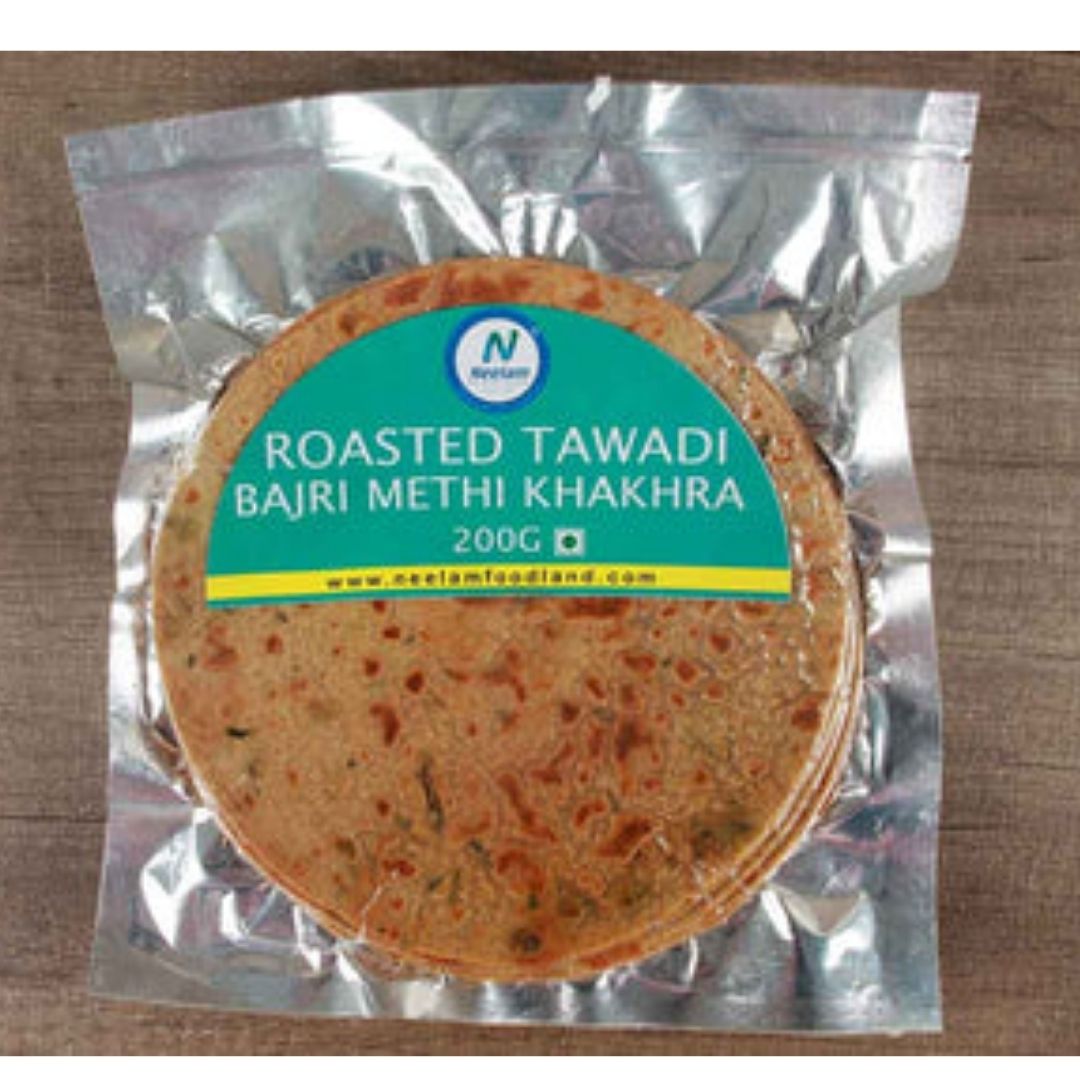 ROASTED TAWADI BAJRI METHI KHAKHRA 200G NEELAM