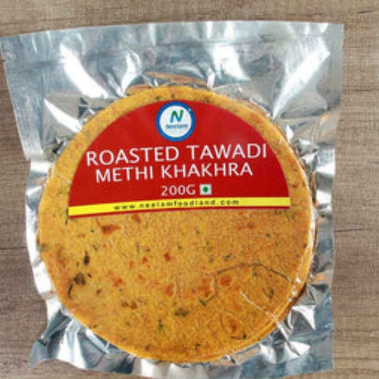 ROASTED TAWADI METHI KHAKHRA 200G NEELAM