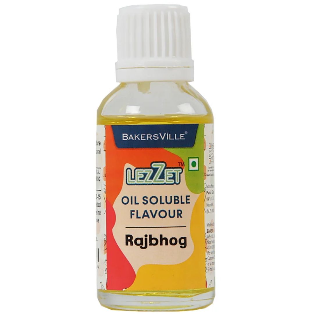 Rajbhog  Lezzet Oil Soluble Flavour 30ml Bakersville