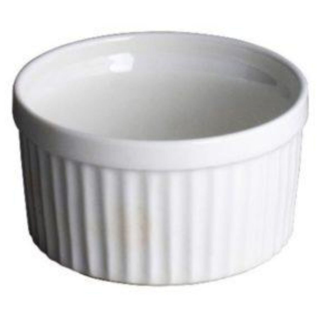 Ramekin Bowl With Grooves Big Clay Craft